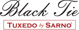 Black Tie Tuxedi by Sarno logo